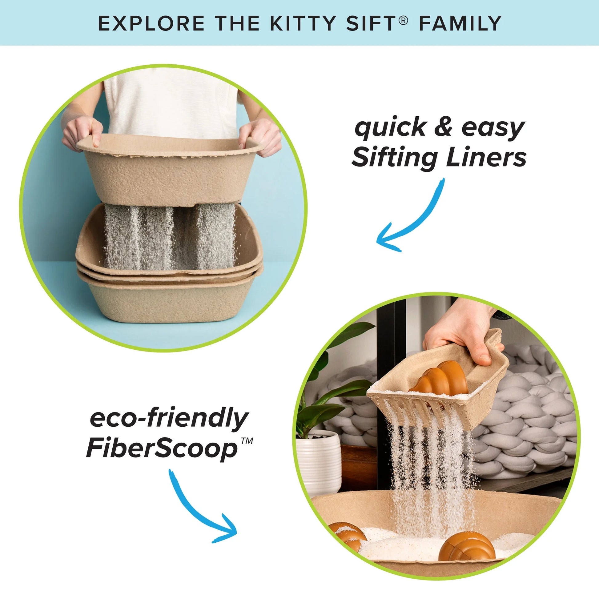 Eco-Friendly Disposable Litter Box Jumbo for Cats (Pack of 6)